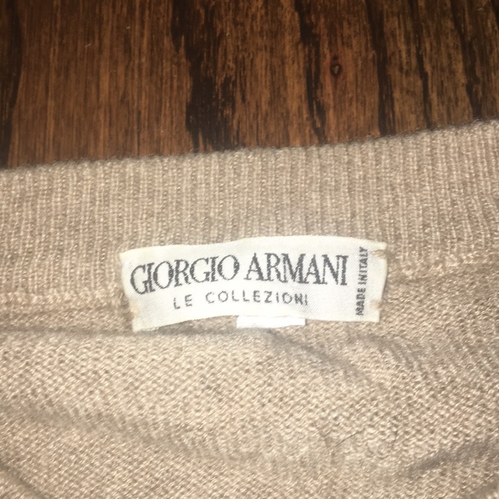 Men’s Giorgio Armani Le Collezioni 100% cashmere